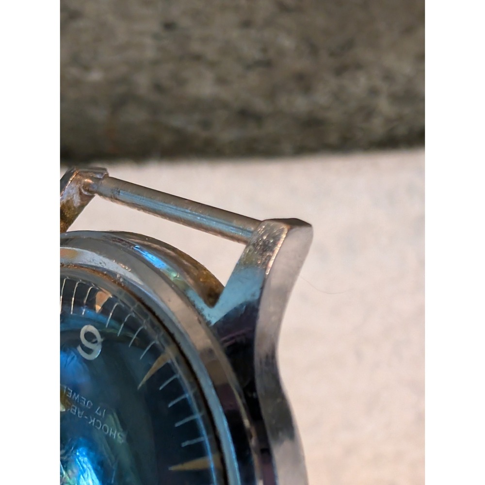 Vintage Belforte Broad Arrow Men's Watch Black Dial 34mm AS IS 17 Jewel - Picture 9 of 12